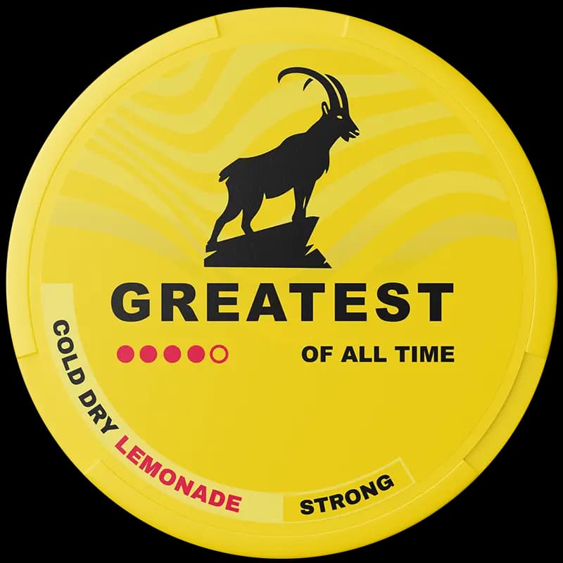 Greatest Cold Cry Lemonade Strong Nicotine Pouch Can