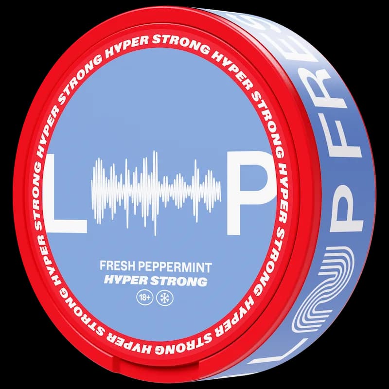 LOOP Fresh Peppermint Hyper Strong Nicotine Pouch Can