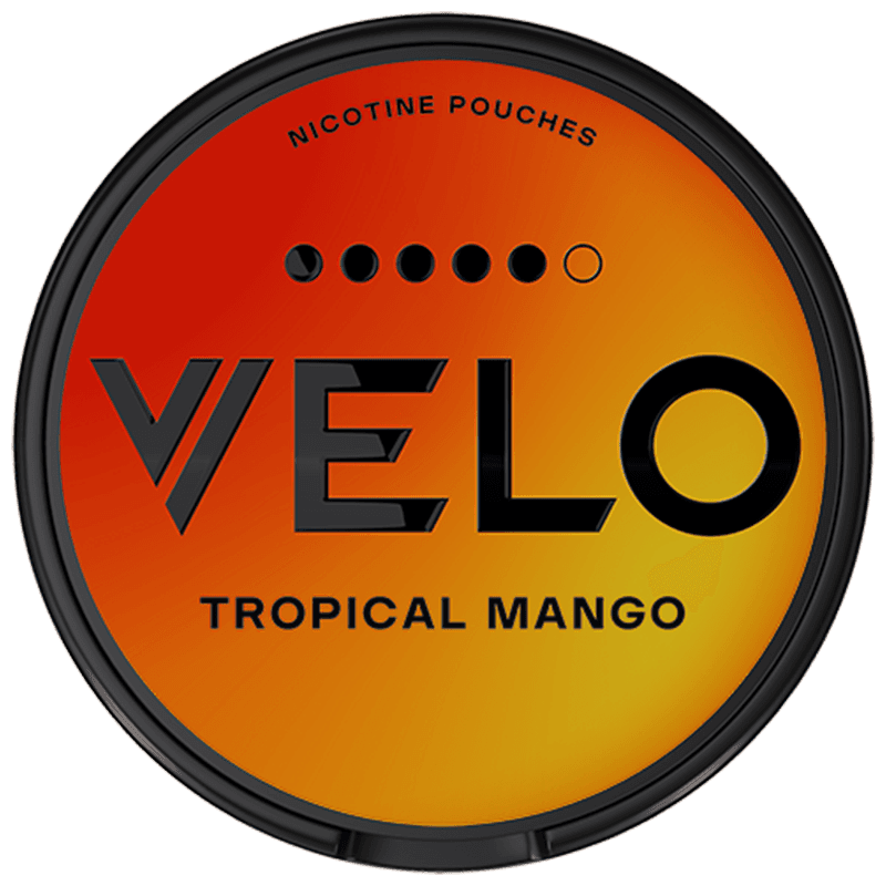 VELO Tropical Mango 14mg nicotine pouch can