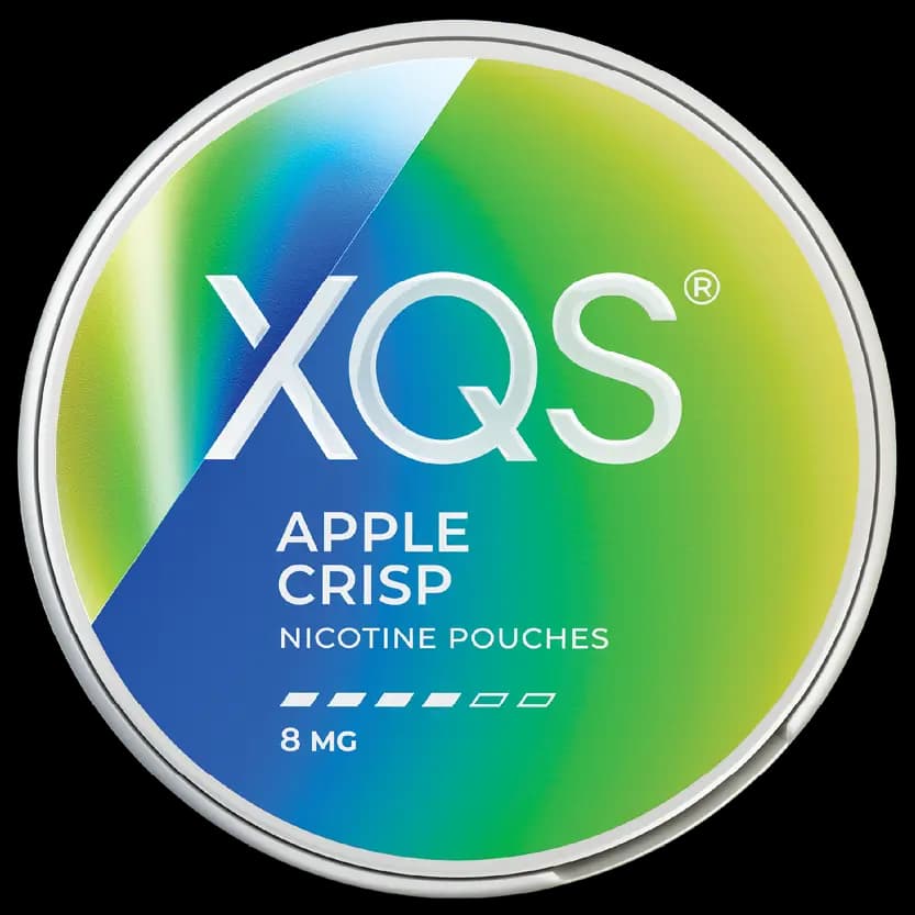 XQS Apple Crisp 8mg nicotine pouch can